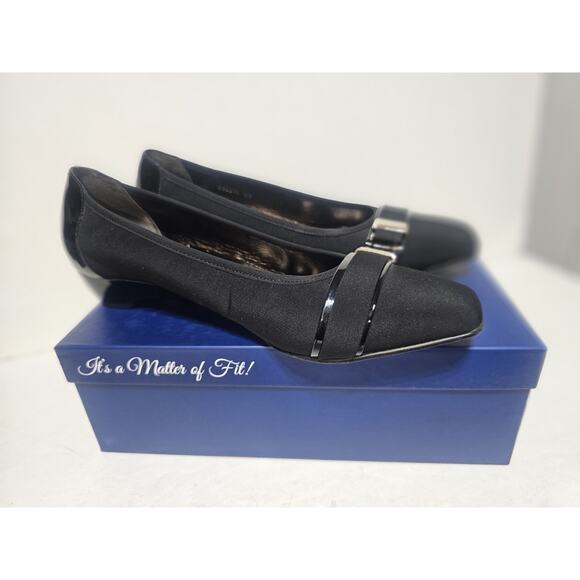 Walking Cradles Black Flats, Size 12M, Leather/Textile Upper, Slip-on - Picture 12 of 12